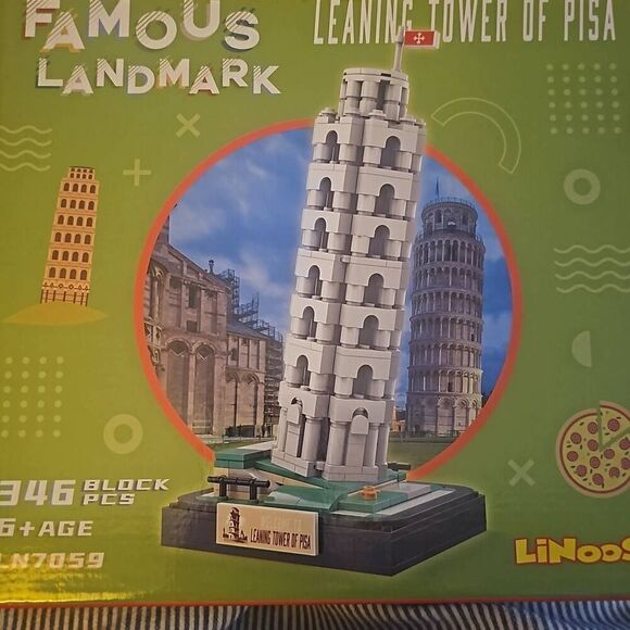 Leaning Tower of Pisa to build 346 pieces - Picture 1 of 4